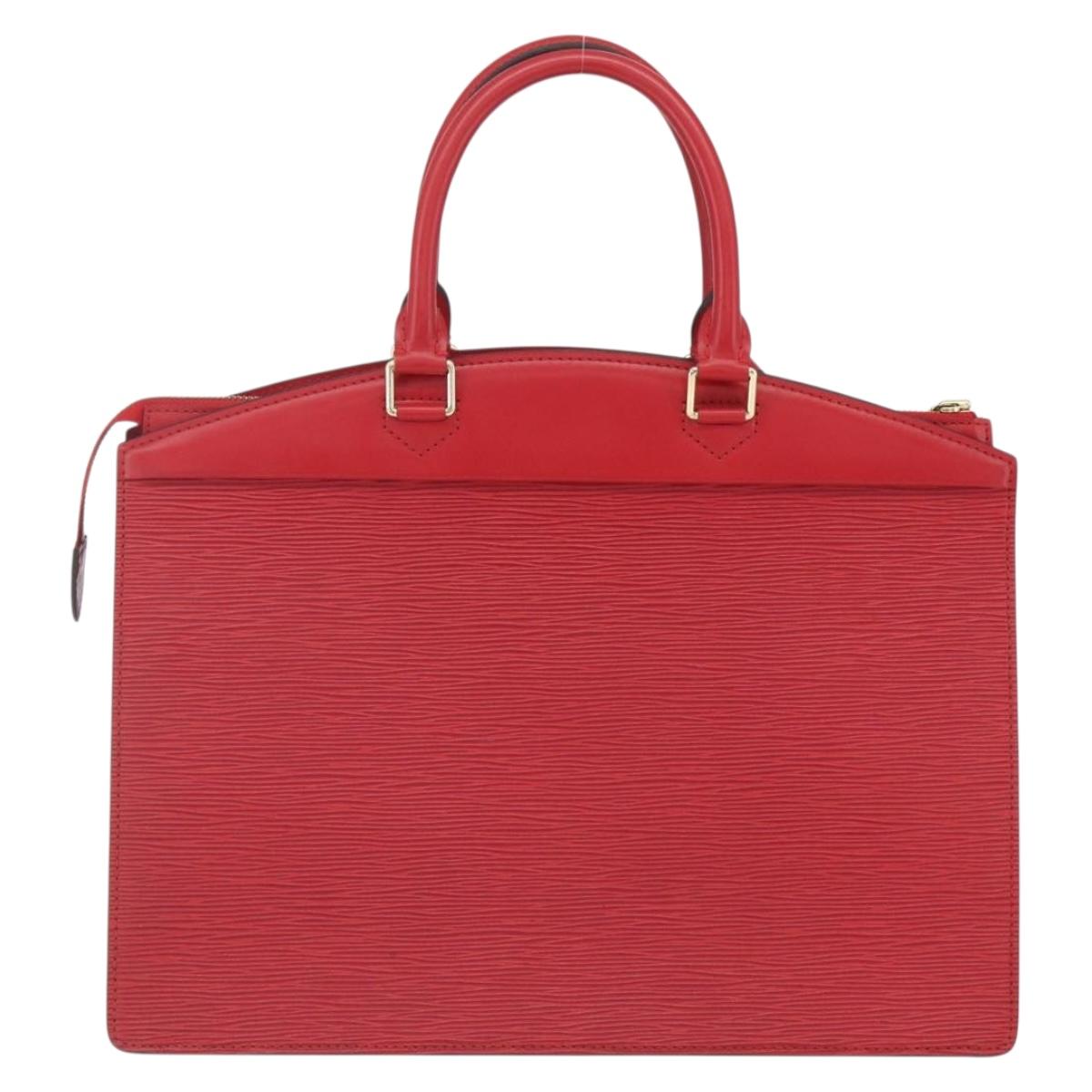 LOUIS VUITTON Epi Riviera Hand Bag Red M48187 LV Auth 166345