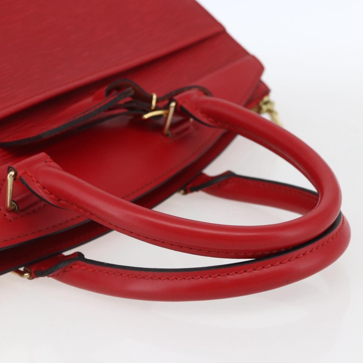 LOUIS VUITTON Epi Riviera Hand Bag Red M48187 LV Auth 166345