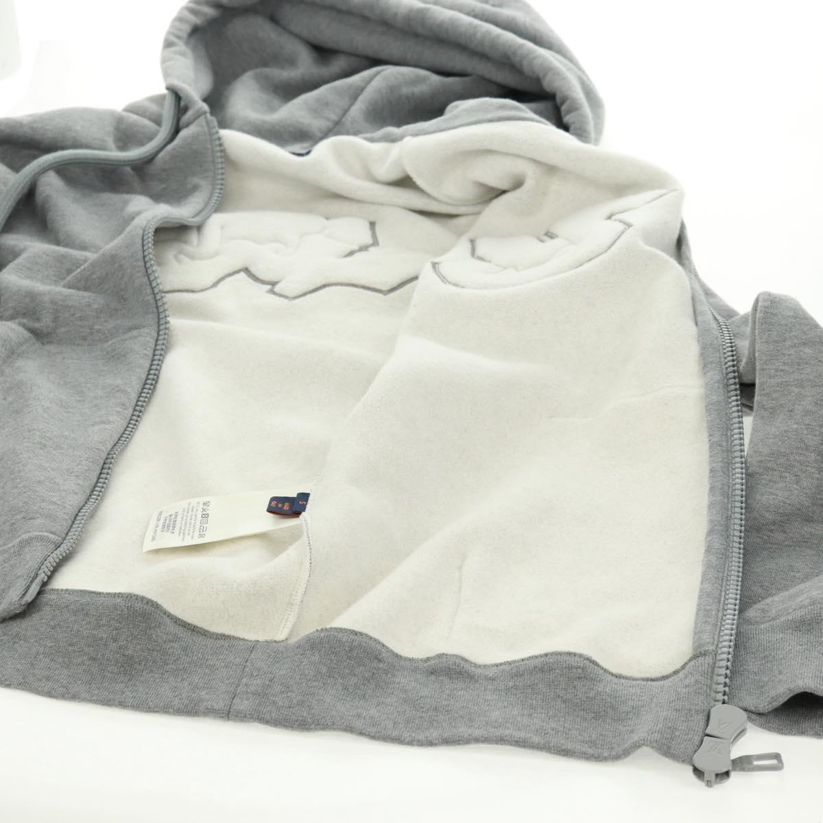 LOUIS VUITTON Parker RM2-222M UYR HNY24W Jacket Cotton Gray LV Auth 166359M
