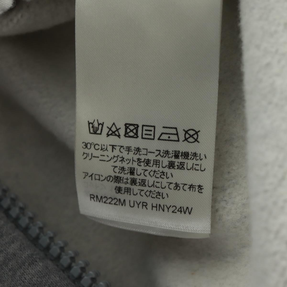LOUIS VUITTON Parker RM2-222M UYR HNY24W Jacket Cotton Gray LV Auth 166359M