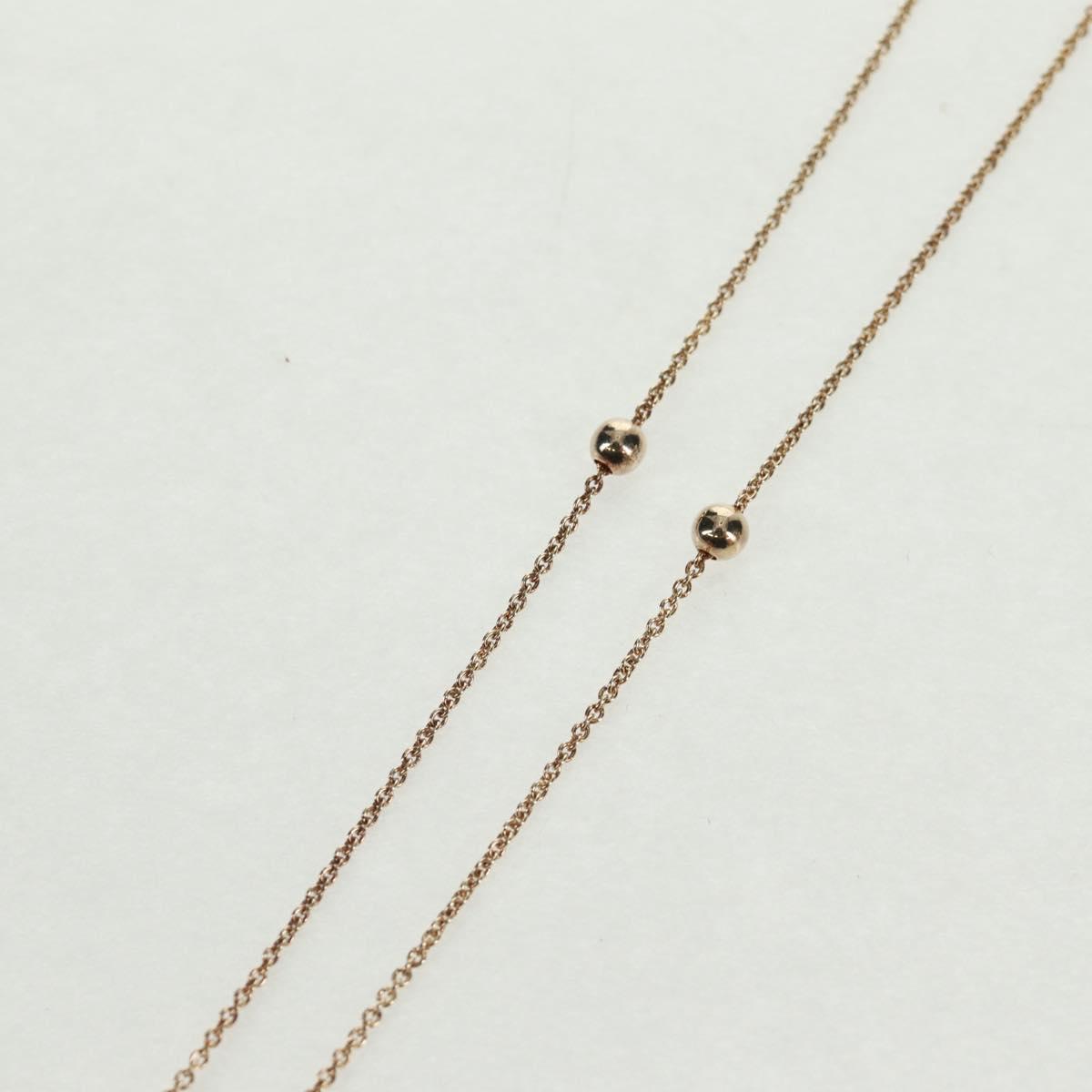 PRADA Clownfish Motif Necklace Ag925 Gold Tone Auth 166365V