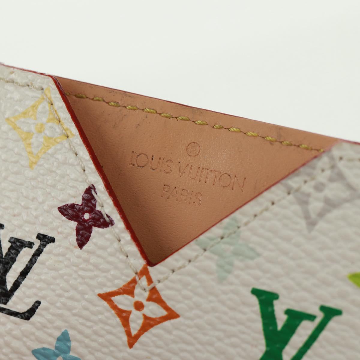 LOUIS VUITTON Monogram Multicolor Etui Mirror Mirror White M92651 Auth 166366V