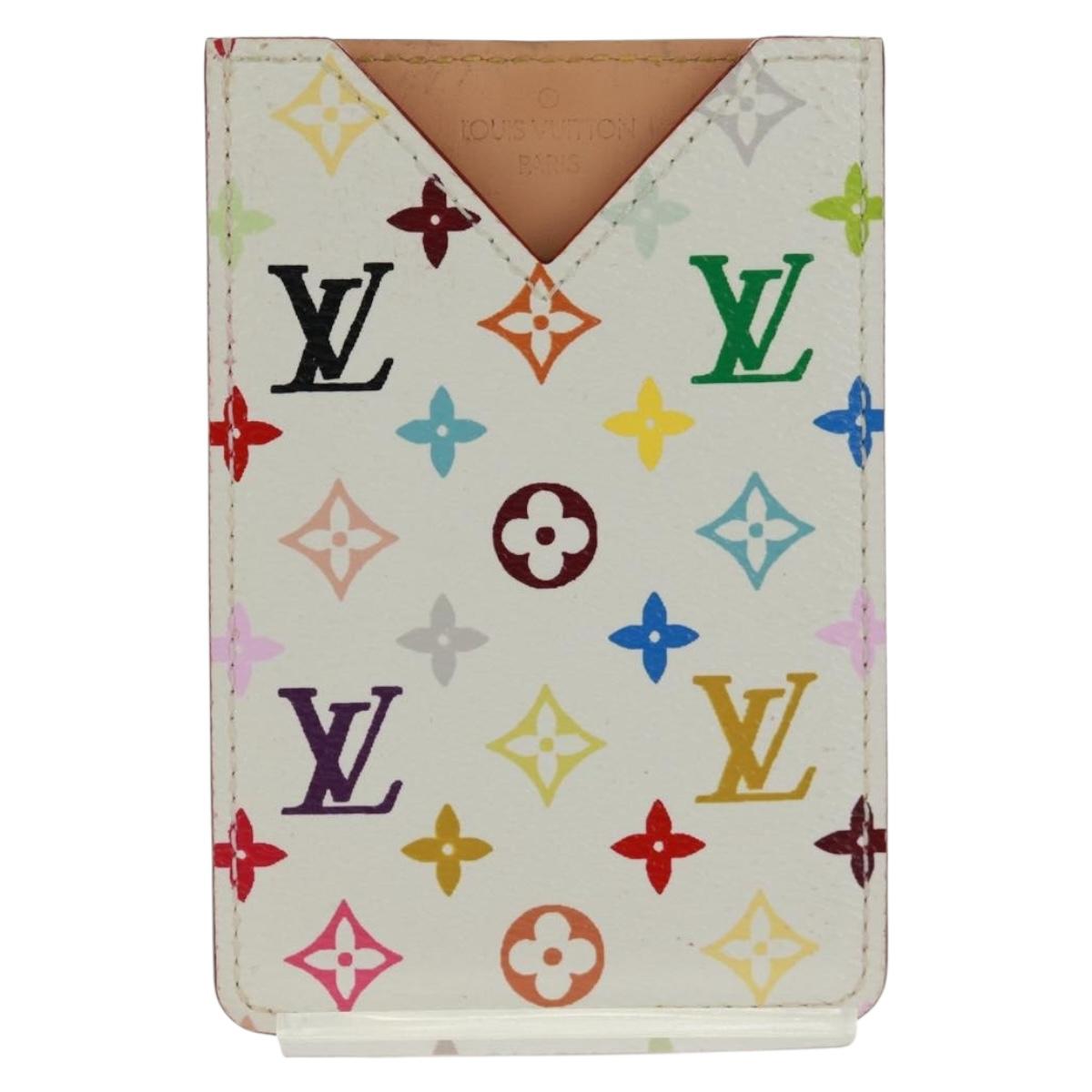 LOUIS VUITTON Monogram Multicolor Etui Mirror Mirror White M92651 Auth 166366V