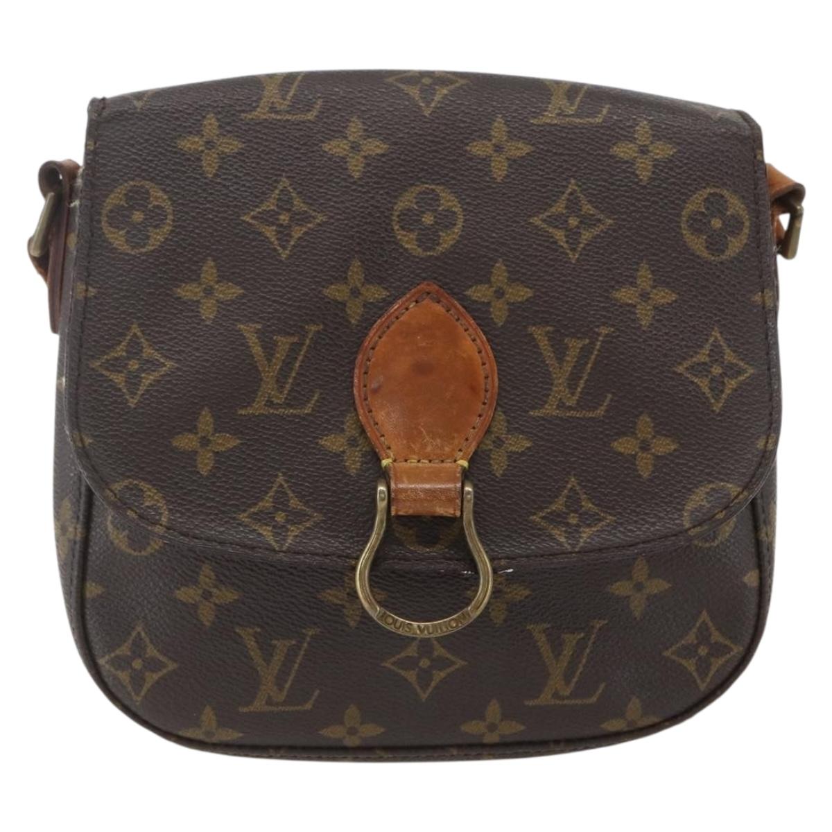 LOUIS VUITTON Monogram Saint Cloud MM Shoulder Bag M51243 LV Auth 166373