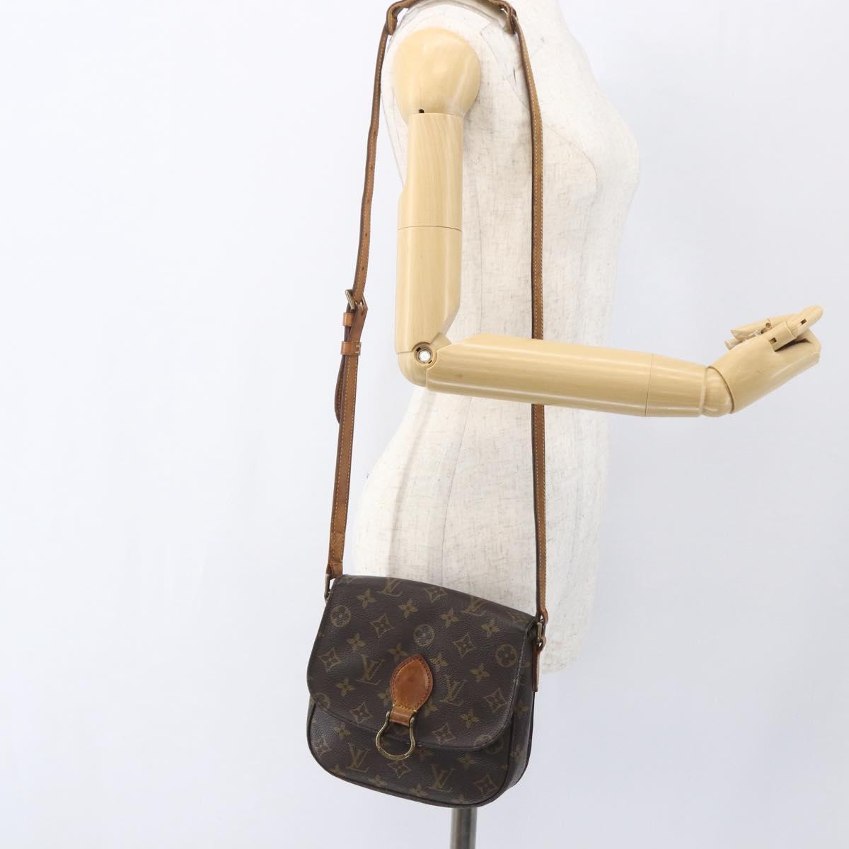 LOUIS VUITTON Monogram Saint Cloud MM Shoulder Bag M51243 LV Auth 166373