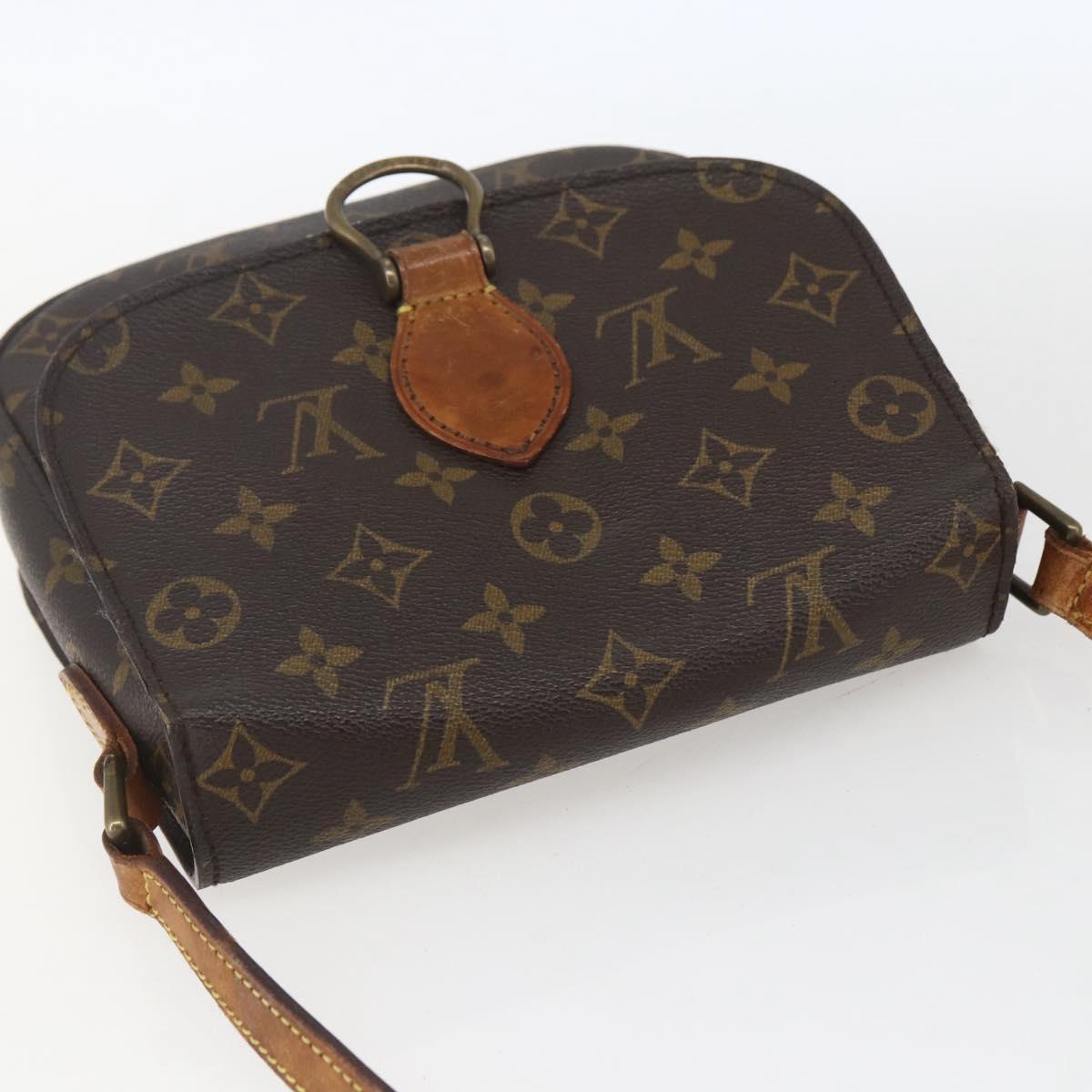 LOUIS VUITTON Monogram Saint Cloud MM Shoulder Bag M51243 LV Auth 166373
