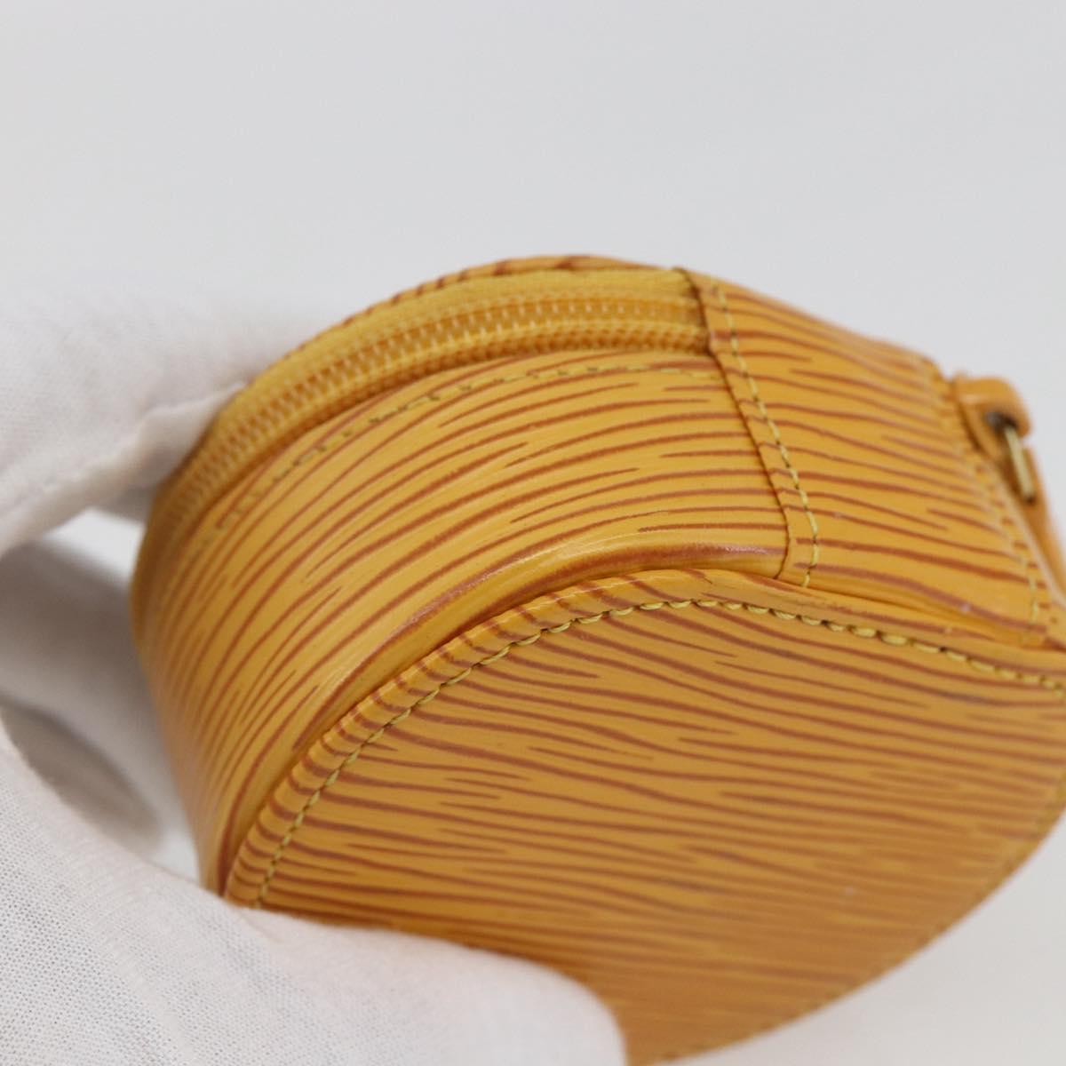 LOUIS VUITTON Epi Ecrin Bijoux 8 Jewelry Box Yellow M48229 LV Auth 166389