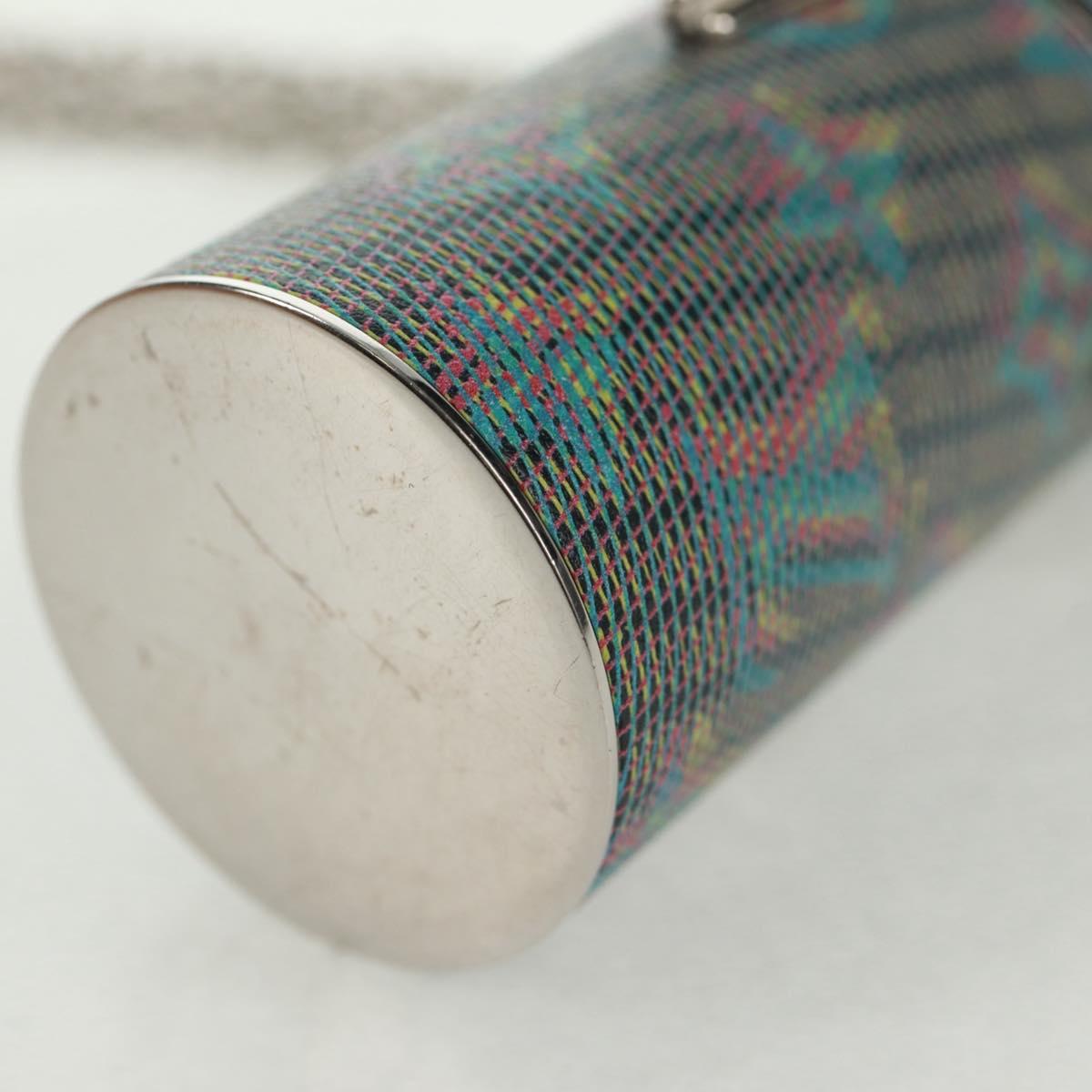 LOUIS VUITTON Monogram LV Pop Chain Lipstick Case Silver MP2516 LV Auth 166393V