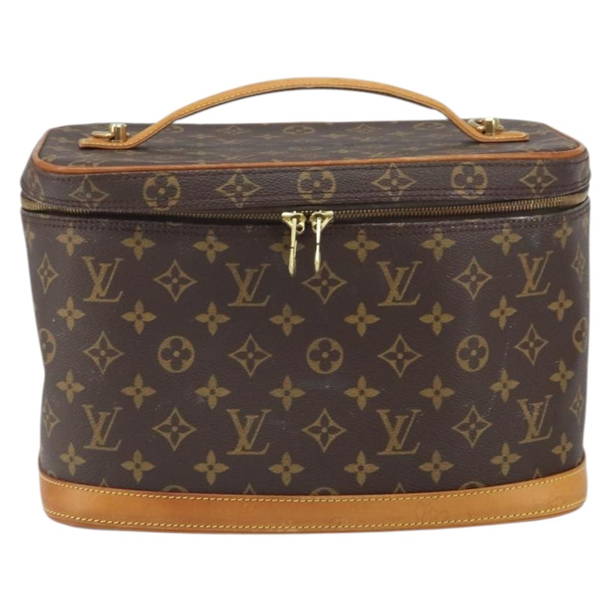 LOUIS VUITTON Monogram Nice Hand Bag M47280 LV Auth 166399