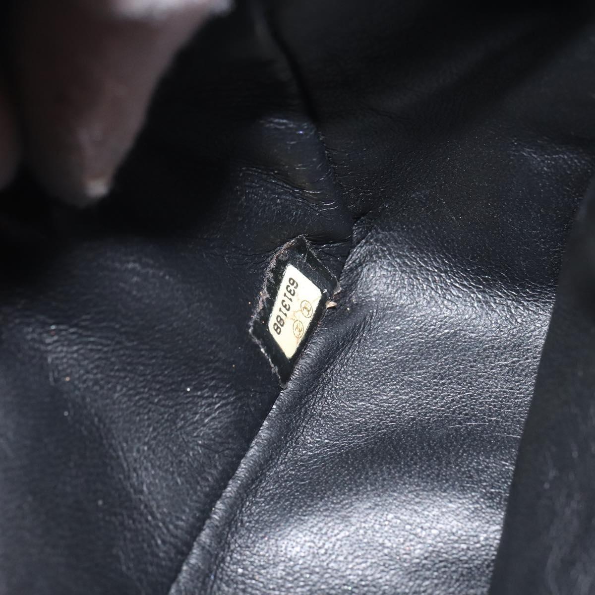 CHANEL Matelasse 25 Chain Shoulder Bag Lamb Skin Red Navy CC Auth 166416