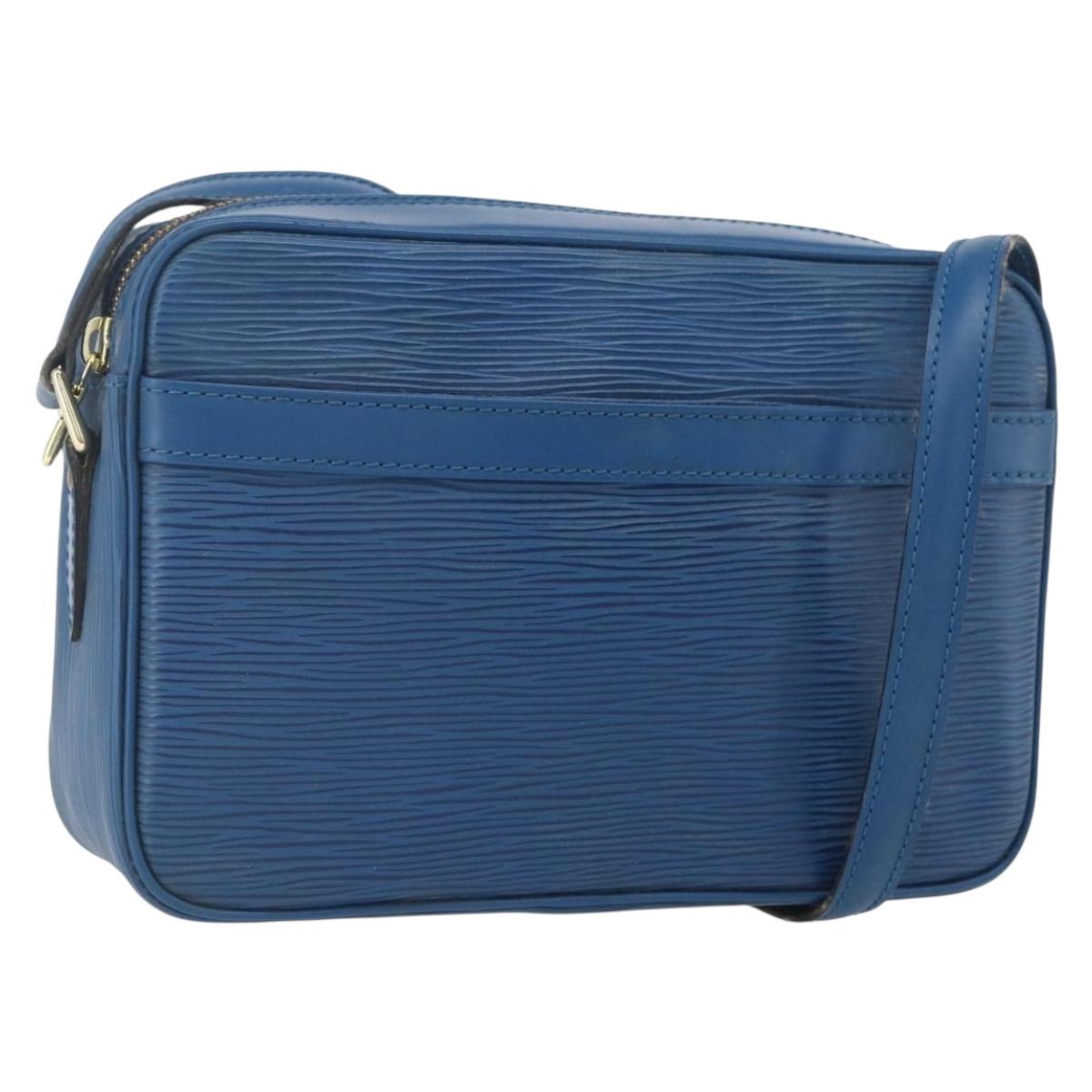 LOUIS VUITTON Epi Trocadero 23 Shoulder Bag Blue M52305 LV Auth 166417A