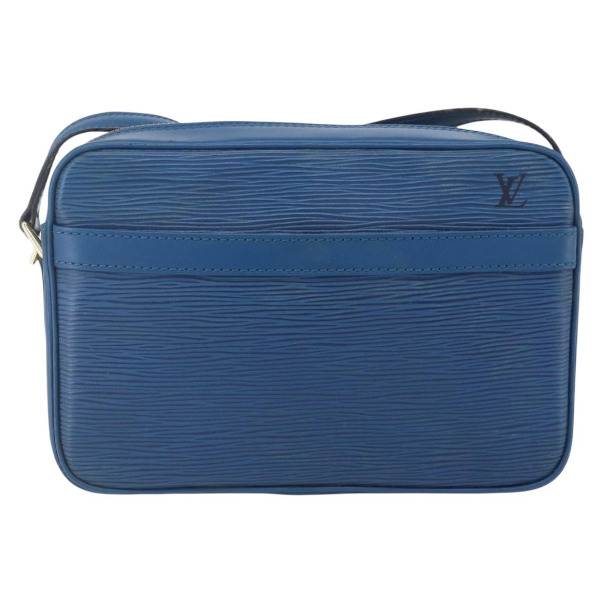 LOUIS VUITTON Epi Trocadero 23 Shoulder Bag Blue M52305 LV Auth 166417A
