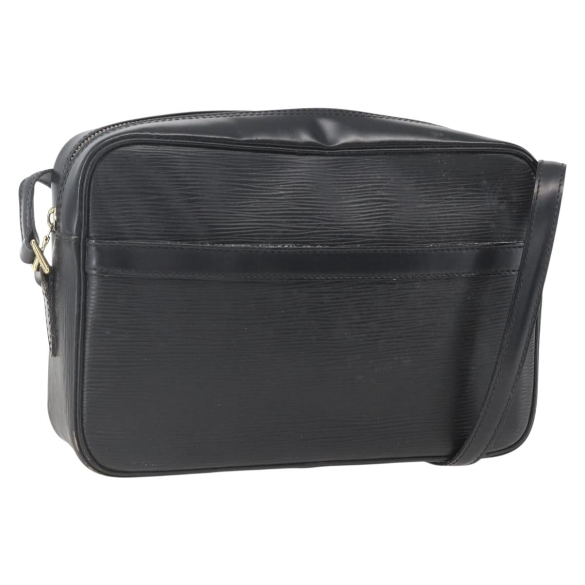 LOUIS VUITTON Epi Trocadero 27 Shoulder Bag Black M52312 LV Auth 166418A