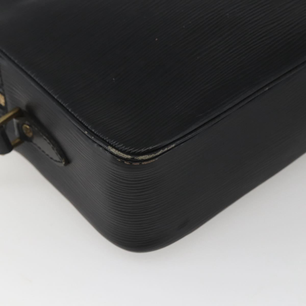 LOUIS VUITTON Epi Trocadero 27 Shoulder Bag Black M52312 LV Auth 166418A