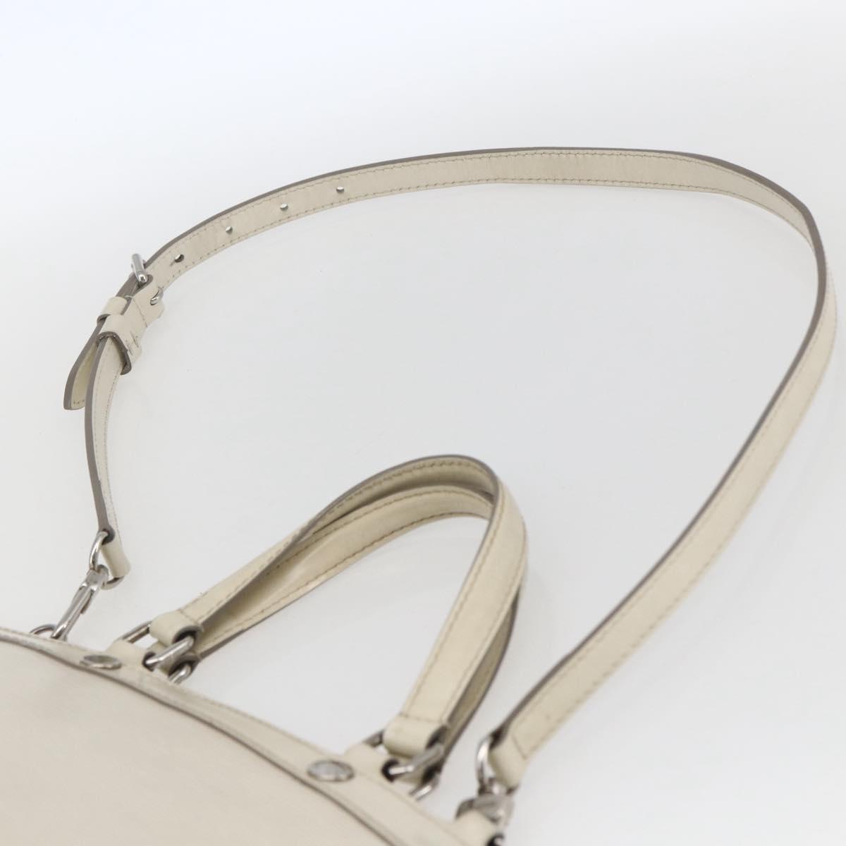 LOUIS VUITTON Epi Blair MM Hand Bag 2way White Yvoire M40330 LV Auth 166428