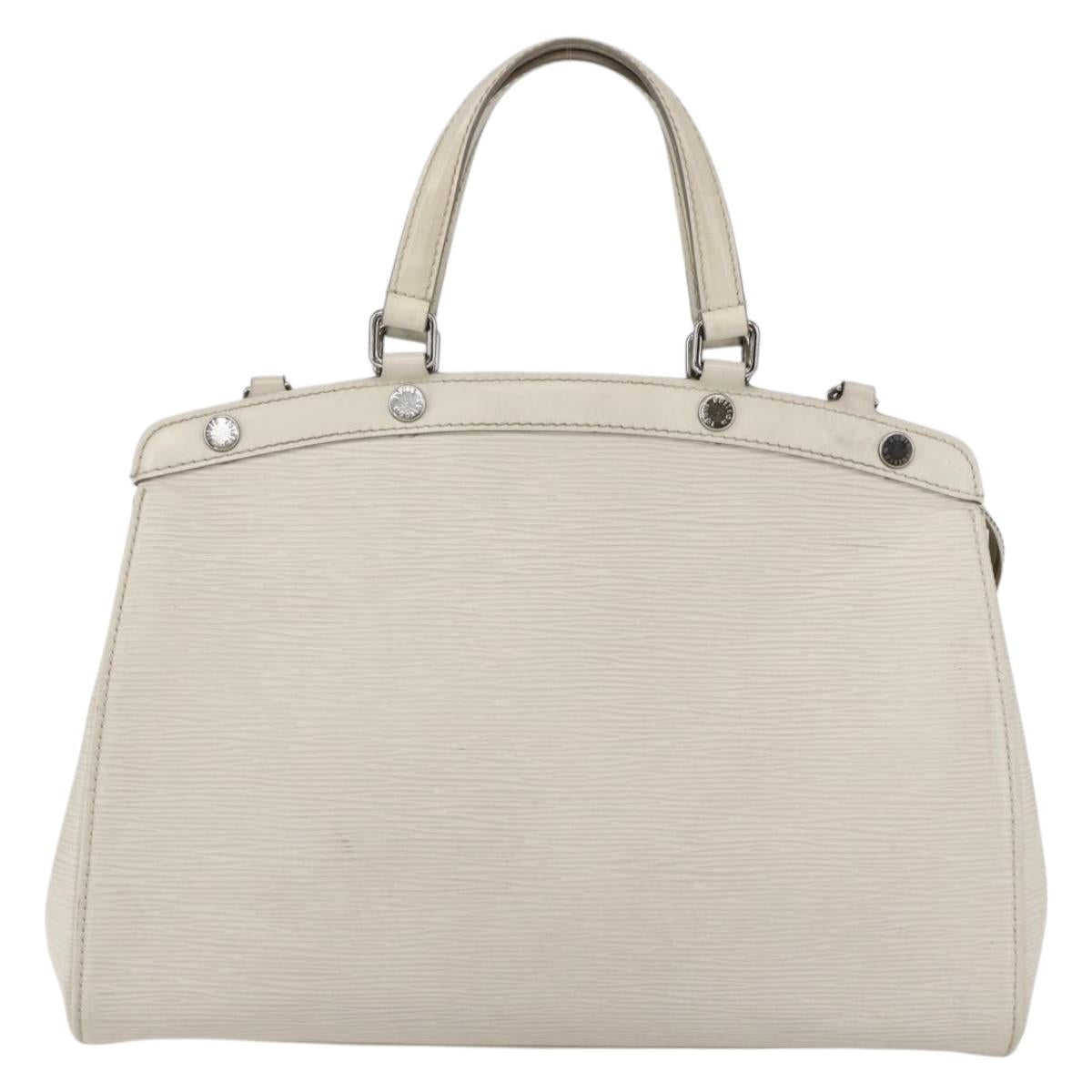 LOUIS VUITTON Epi Blair MM Hand Bag 2way White Yvoire M40330 LV Auth 166428