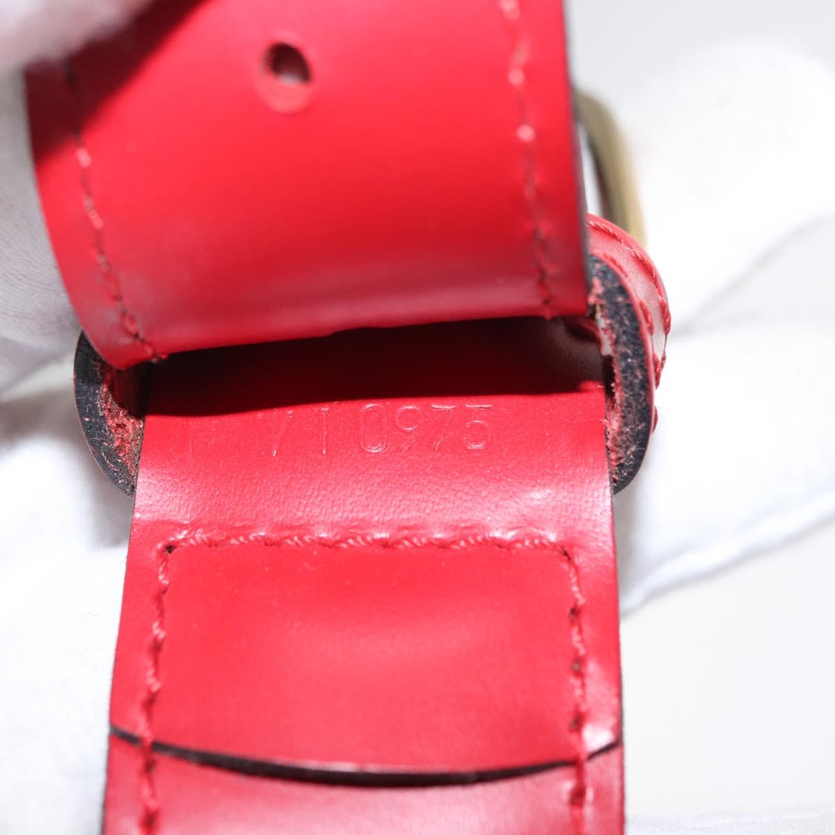 LOUIS VUITTON Epi Sac Depaule GM Shoulder Bag Red M80197 LV Auth 166432