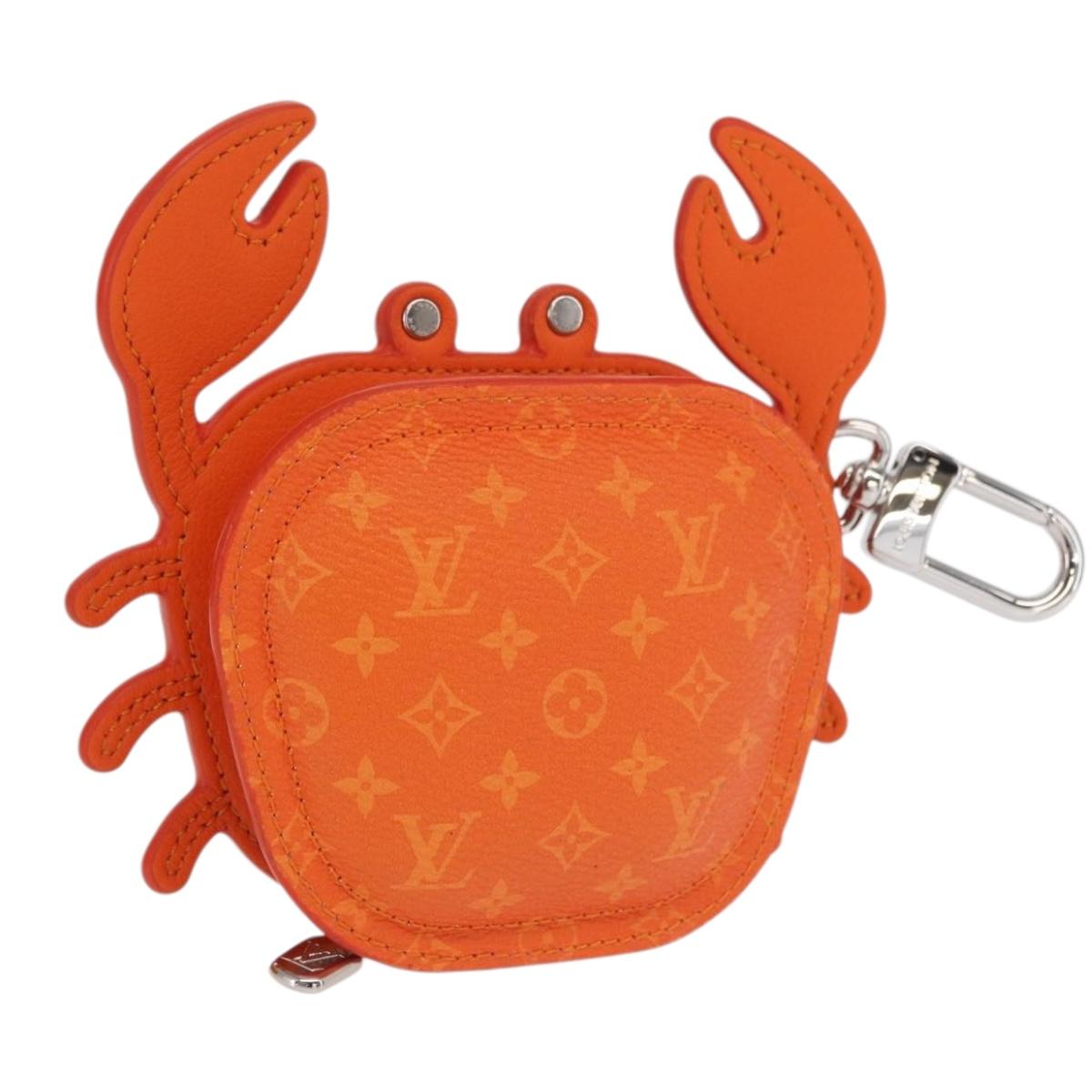 LOUIS VUITTON Monogram LV Club Charm Bag Charm Orange M01929 LV Auth 166451SM