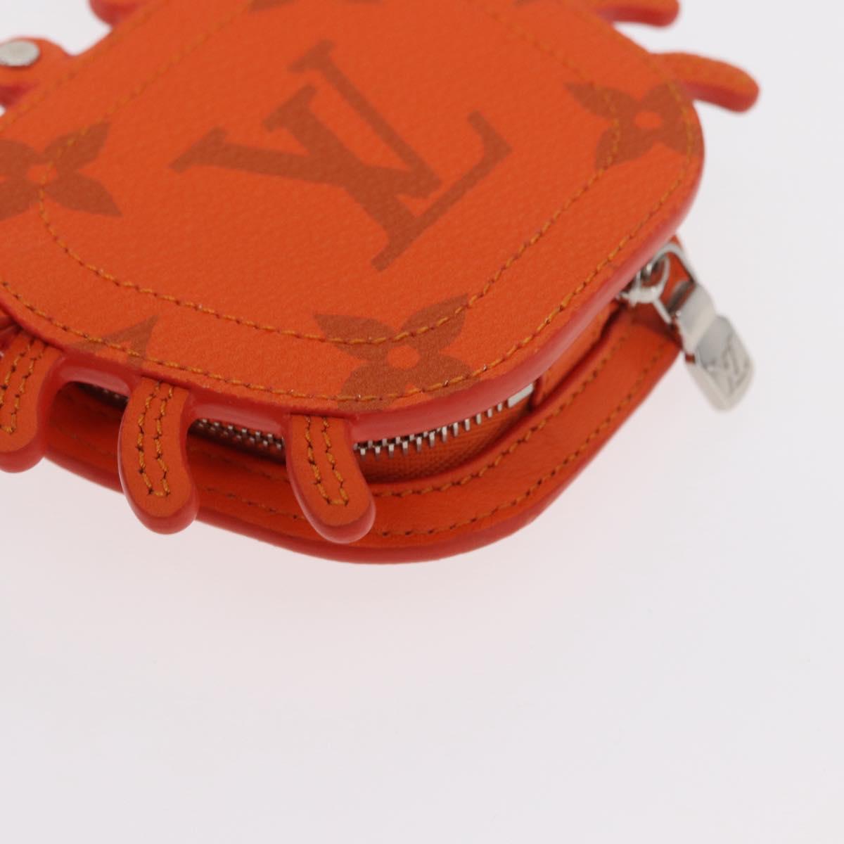 LOUIS VUITTON Monogram LV Club Charm Bag Charm Orange M01929 LV Auth 166451SM
