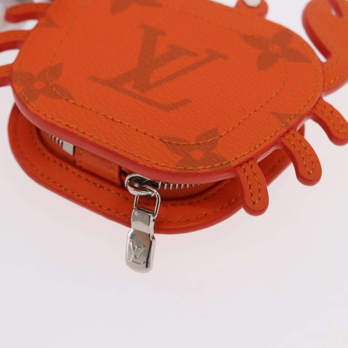 LOUIS VUITTON Monogram LV Club Charm Bag Charm Orange M01929 LV Auth 166451SM