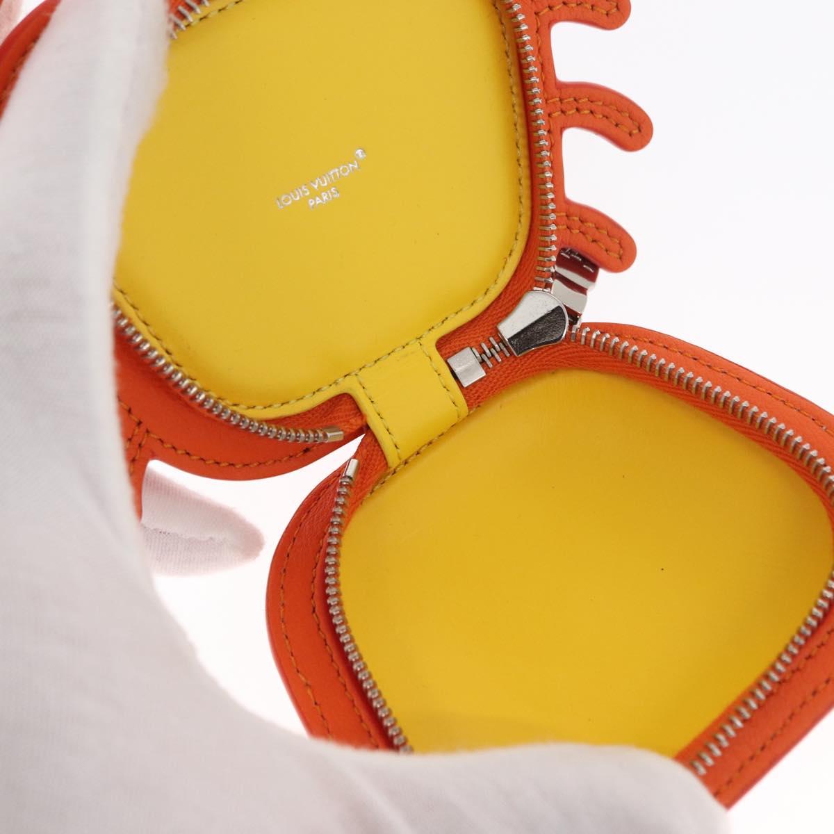 LOUIS VUITTON Monogram LV Club Charm Bag Charm Orange M01929 LV Auth 166451SM