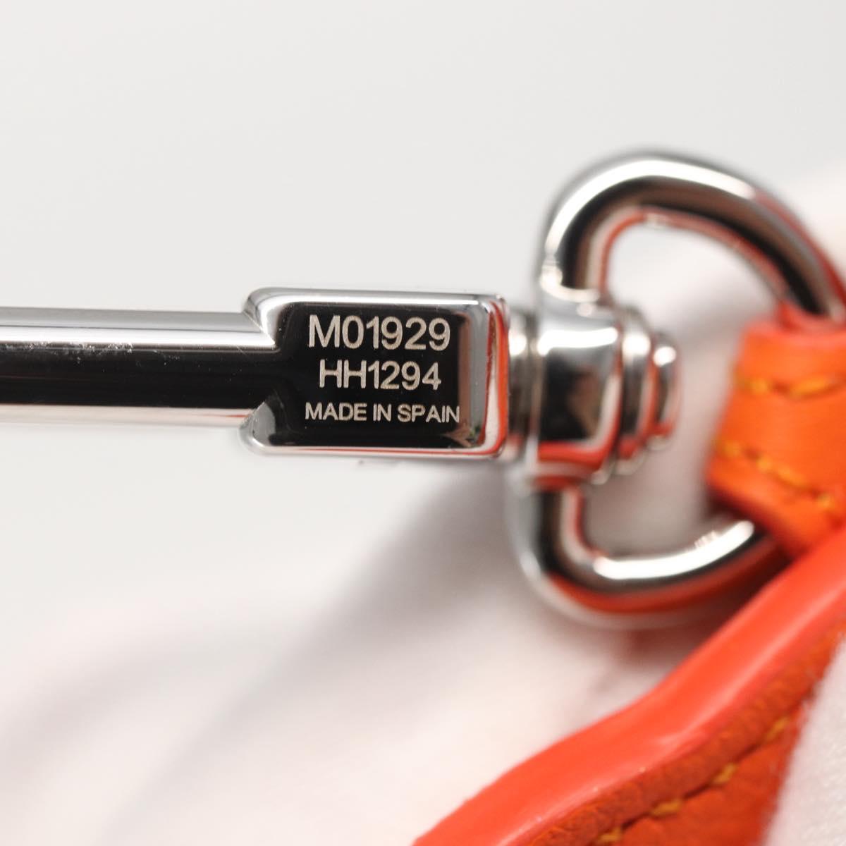 LOUIS VUITTON Monogram LV Club Charm Bag Charm Orange M01929 LV Auth 166451SM