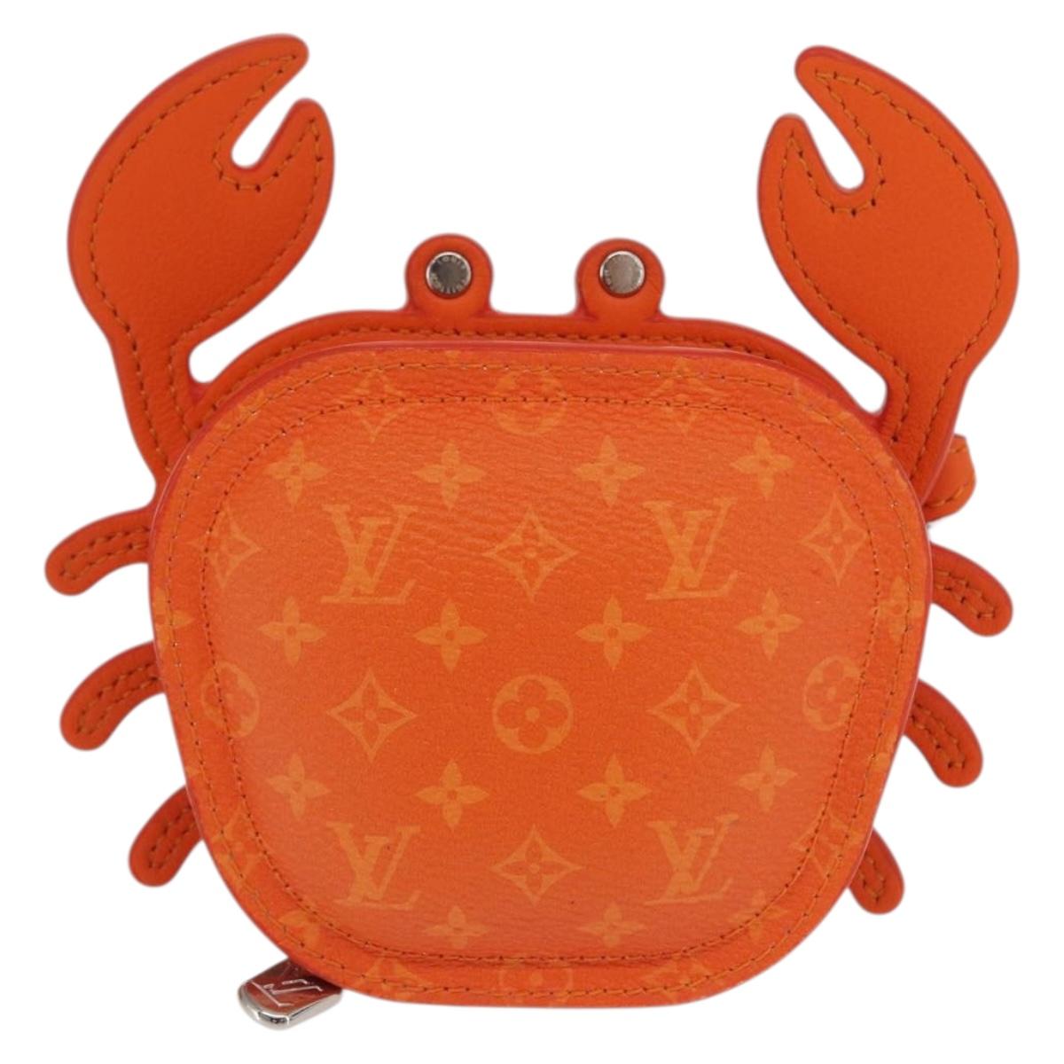 LOUIS VUITTON Monogram LV Club Charm Bag Charm Orange M01929 LV Auth 166451SM