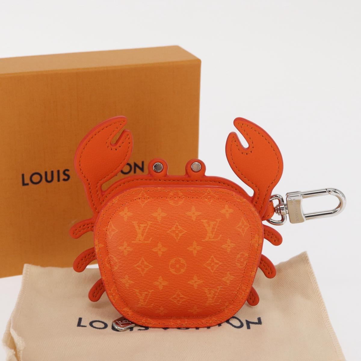 LOUIS VUITTON Monogram LV Club Charm Bag Charm Orange M01929 LV Auth 166451SM