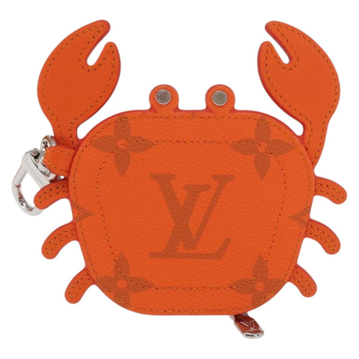 LOUIS VUITTON Monogram LV Club Charm Bag Charm Orange M01929 LV Auth 166451SM