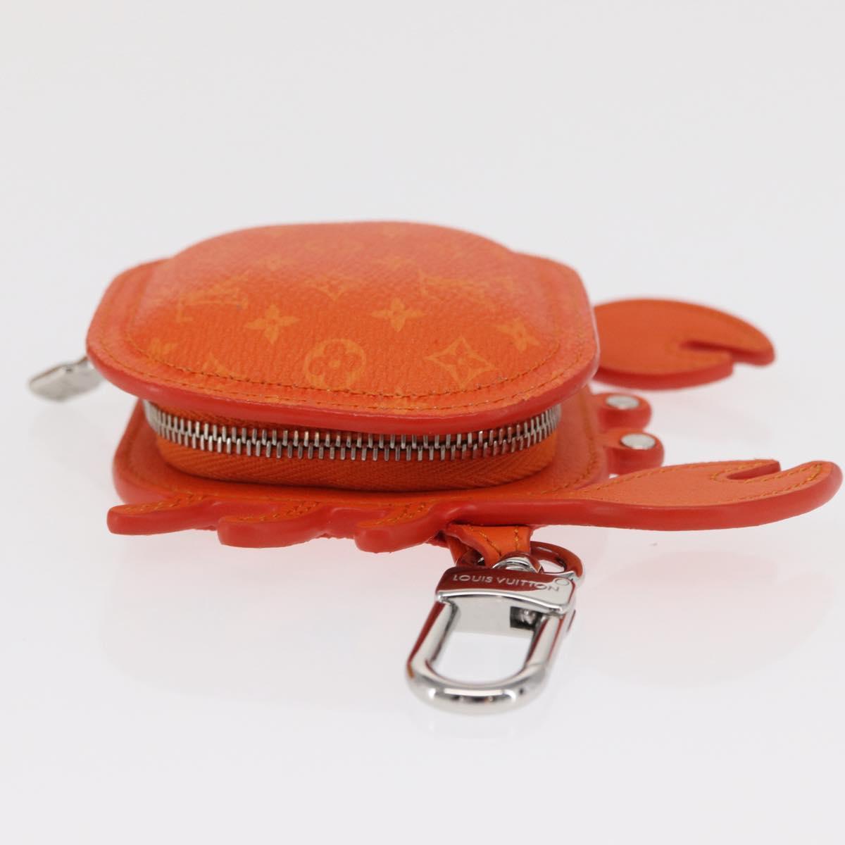 LOUIS VUITTON Monogram LV Club Charm Bag Charm Orange M01929 LV Auth 166451SM
