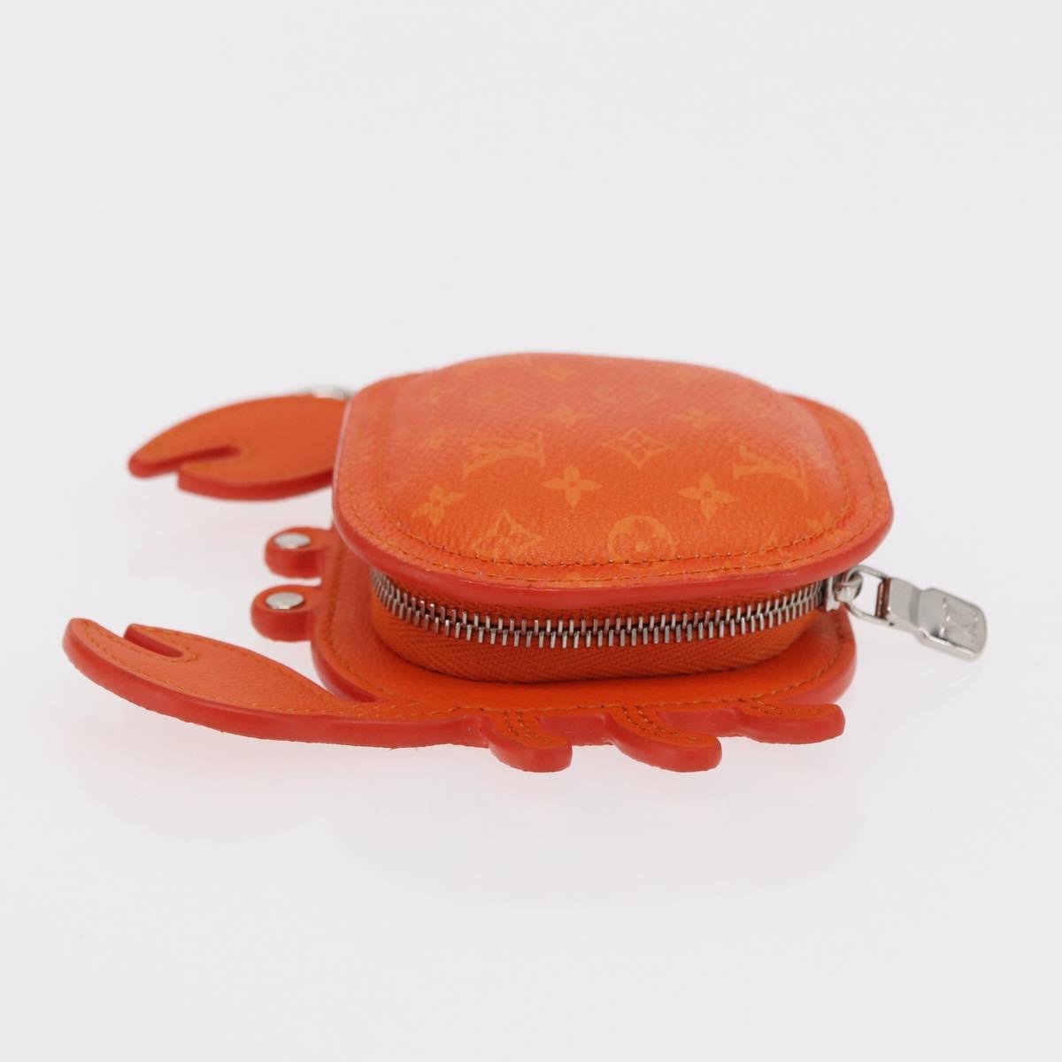 LOUIS VUITTON Monogram LV Club Charm Bag Charm Orange M01929 LV Auth 166451SM