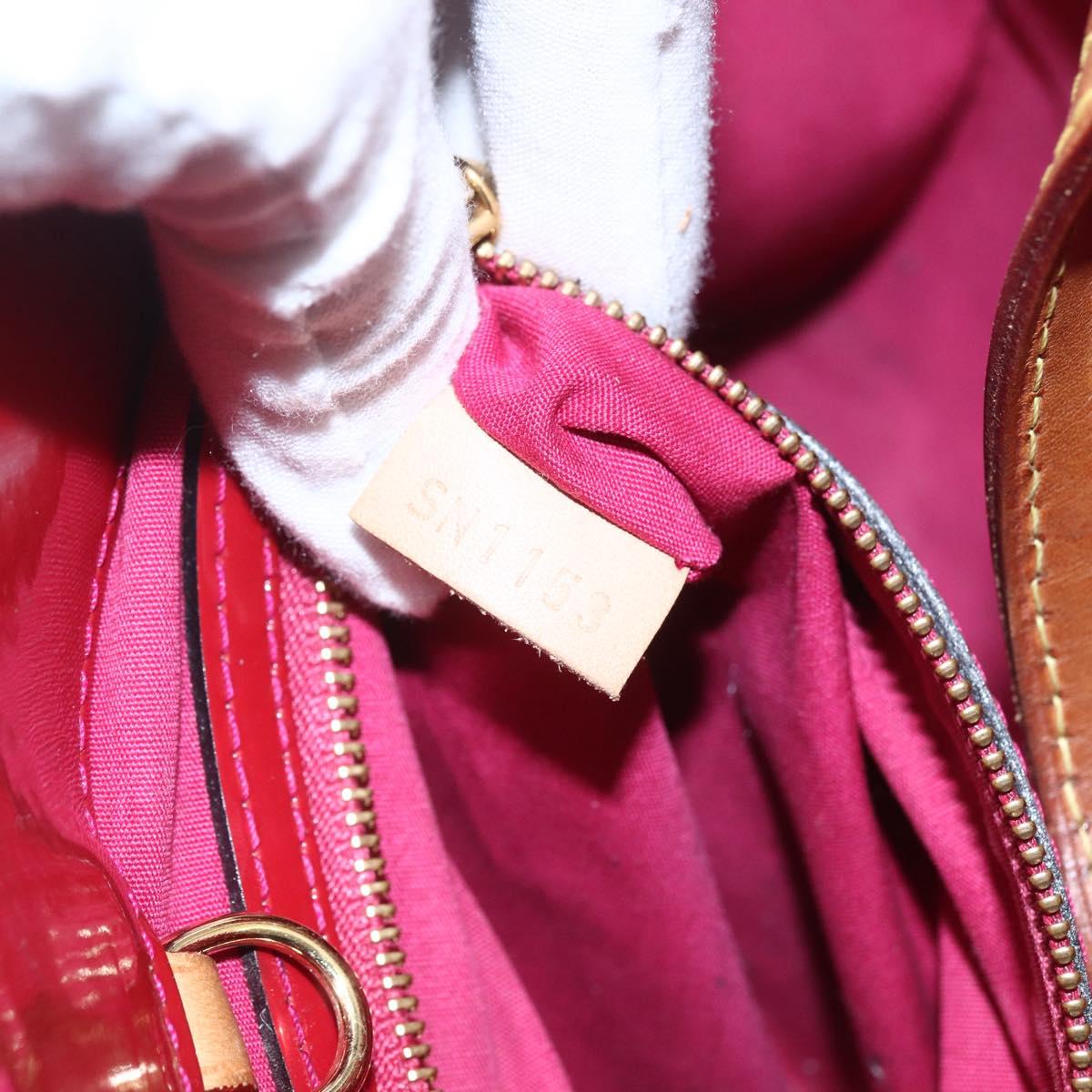 LOUIS VUITTON Monogram Vernis Catalina BB Bag Rose Andian M90016 LV Auth 166465