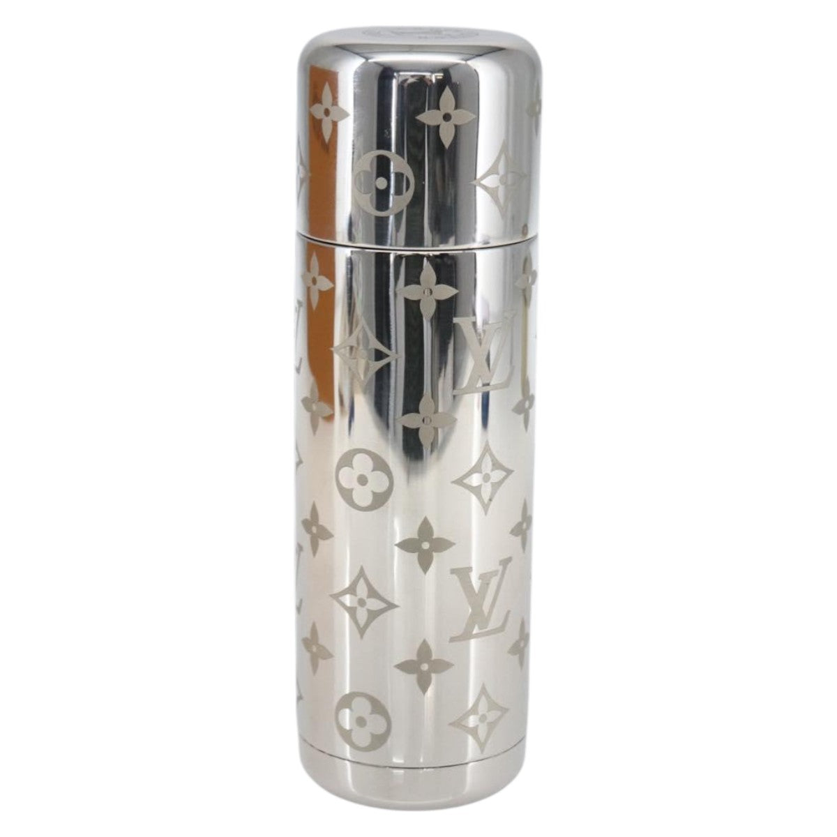 LOUIS VUITTON Monogram Watercolor Flask Holder Water White GI0625 Auth 166471SM