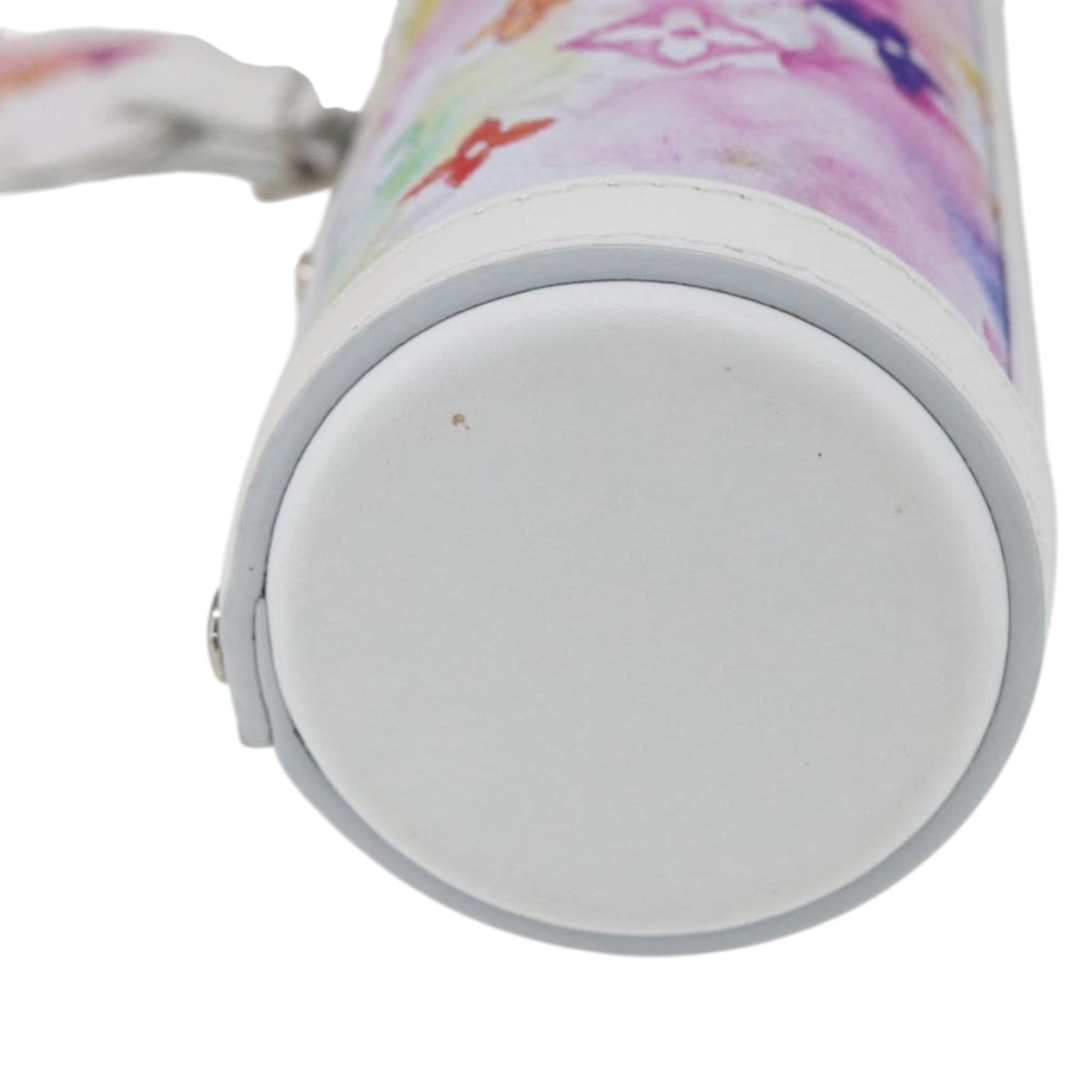 LOUIS VUITTON Monogram Watercolor Flask Holder Water White GI0625 Auth 166471SM