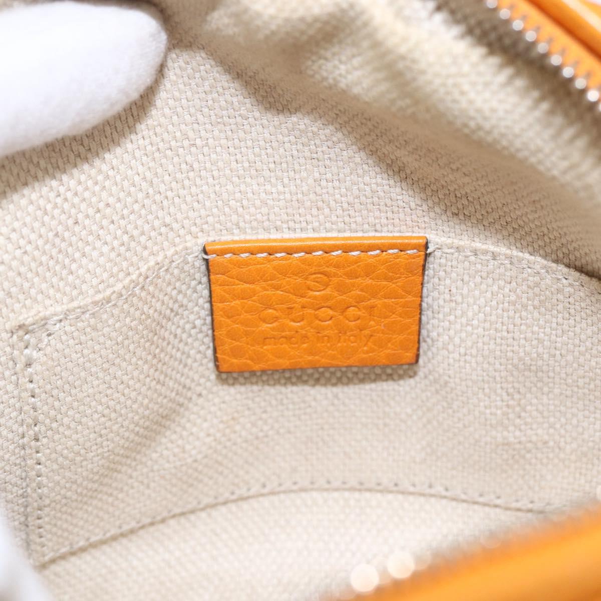 GUCCI Soho Chain Shoulder Bag Suede Leather Orange Gold 353965 Auth 166472