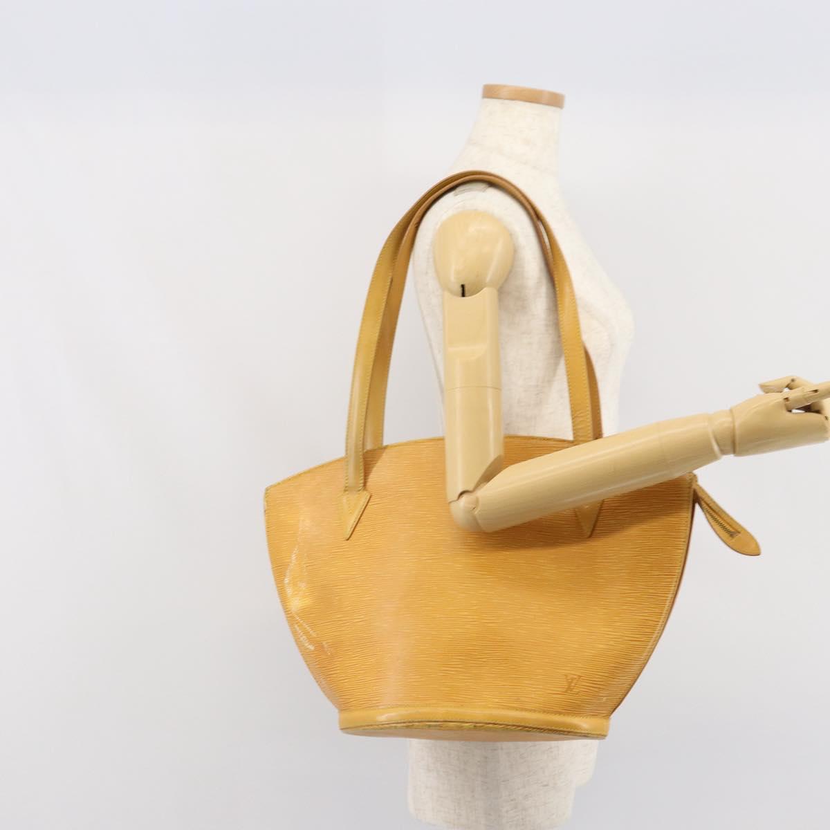 LOUIS VUITTON Epi Saint Jacques Shopping Shoulder Bag Yellow M52269 Auth 166474