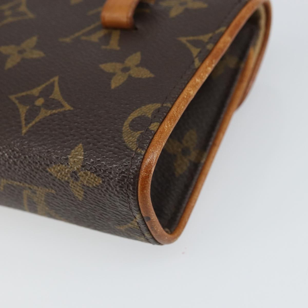 LOUIS VUITTON Monogram Pochette Florentine Waist bag M51855 LV Auth 166505