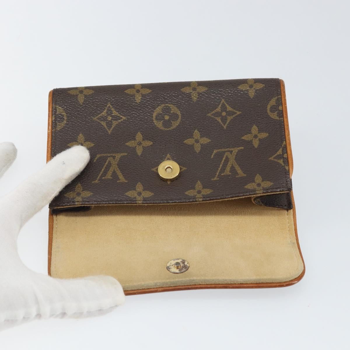 LOUIS VUITTON Monogram Pochette Florentine Waist bag M51855 LV Auth 166505