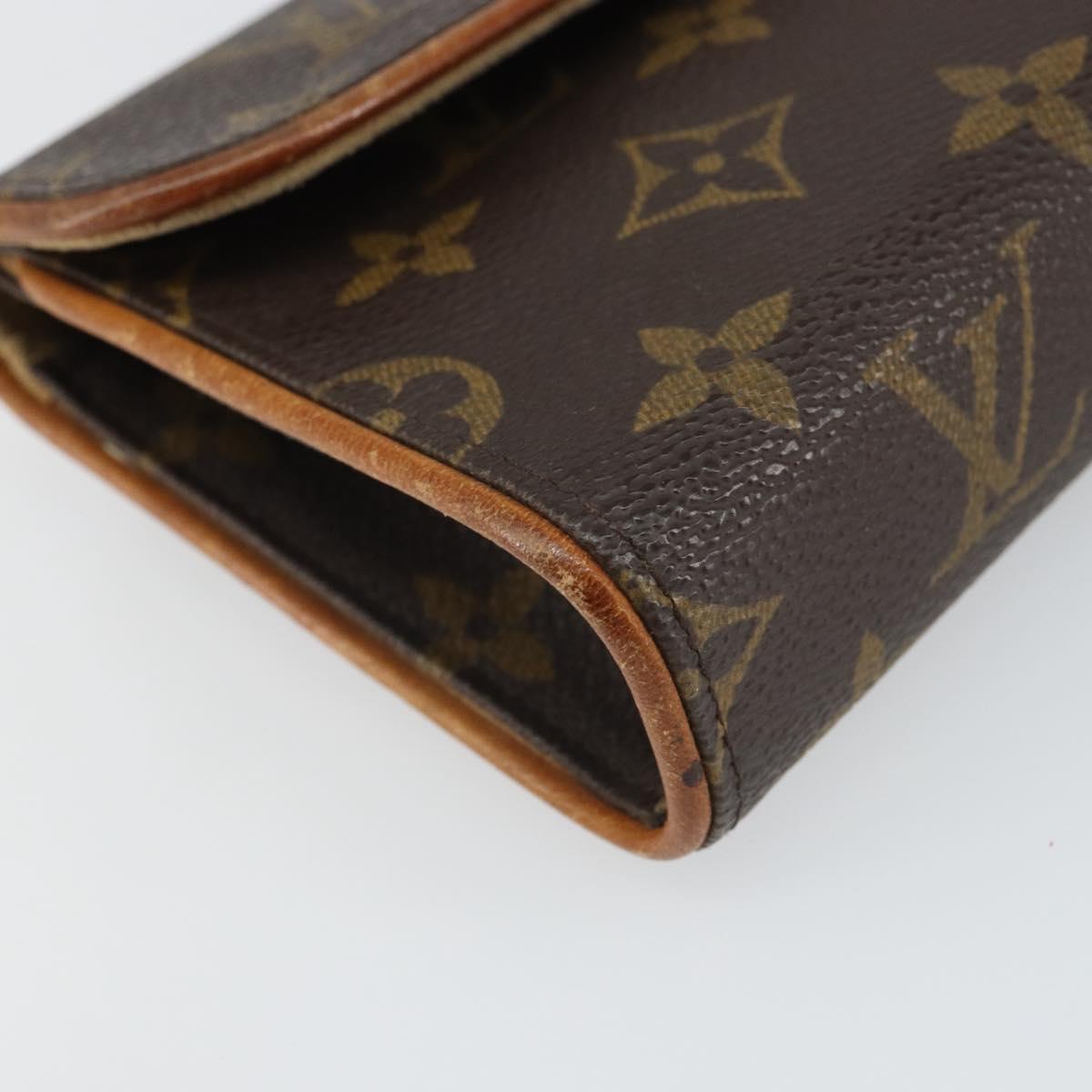 LOUIS VUITTON Monogram Pochette Florentine Waist bag M51855 LV Auth 166505