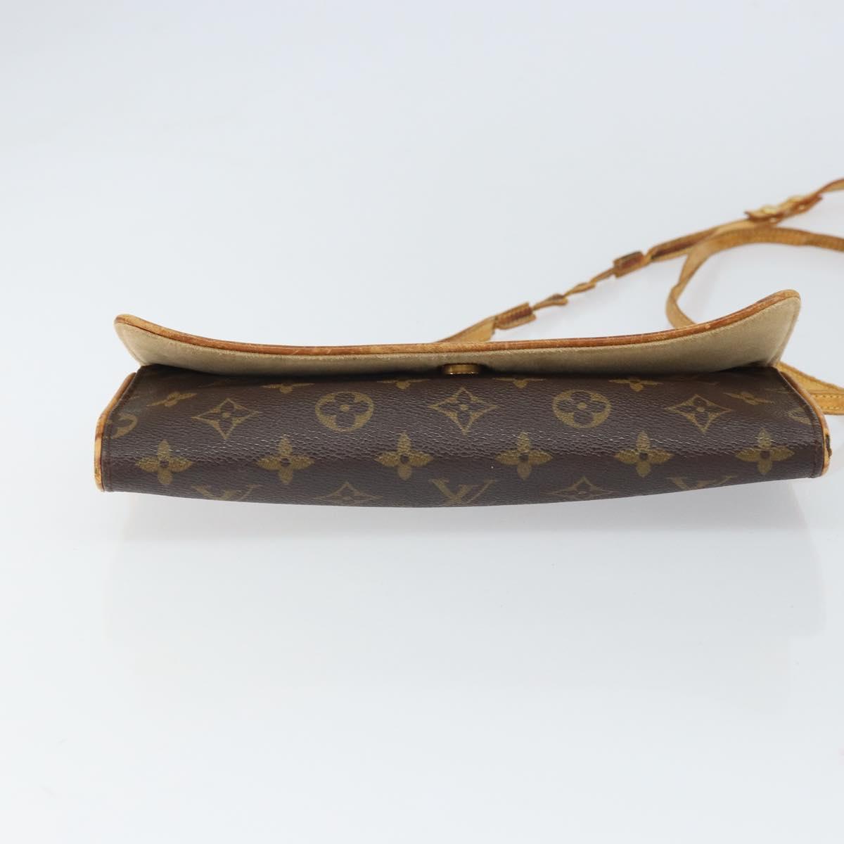 LOUIS VUITTON Monogram Pochette Twin GM Shoulder Bag M51852 LV Auth 166507