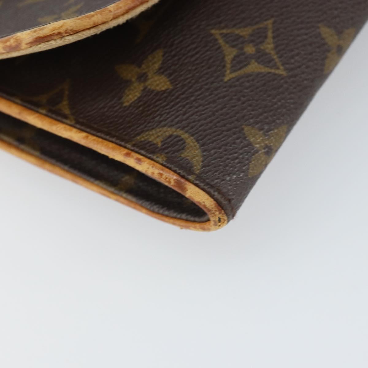 LOUIS VUITTON Monogram Pochette Twin GM Shoulder Bag M51852 LV Auth 166507