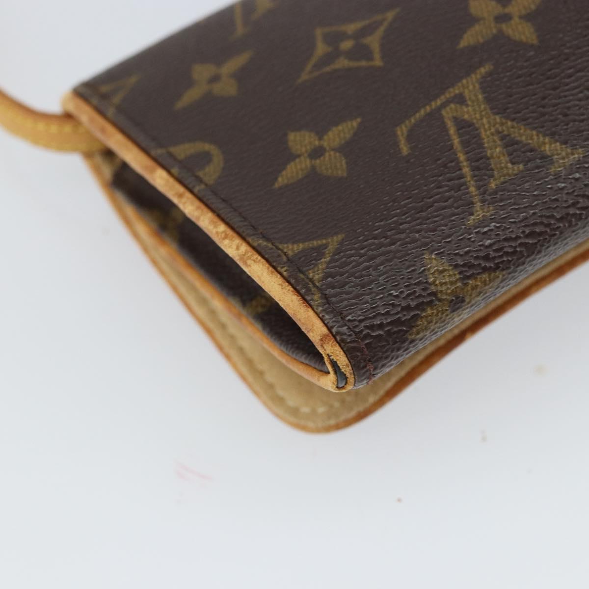 LOUIS VUITTON Monogram Pochette Twin GM Shoulder Bag M51852 LV Auth 166507