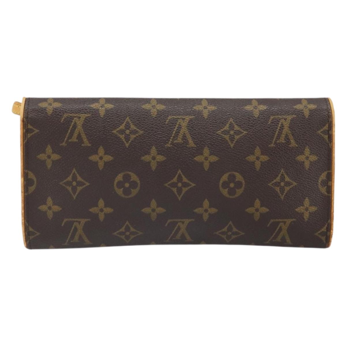LOUIS VUITTON Monogram Pochette Twin GM Shoulder Bag M51852 LV Auth 166507