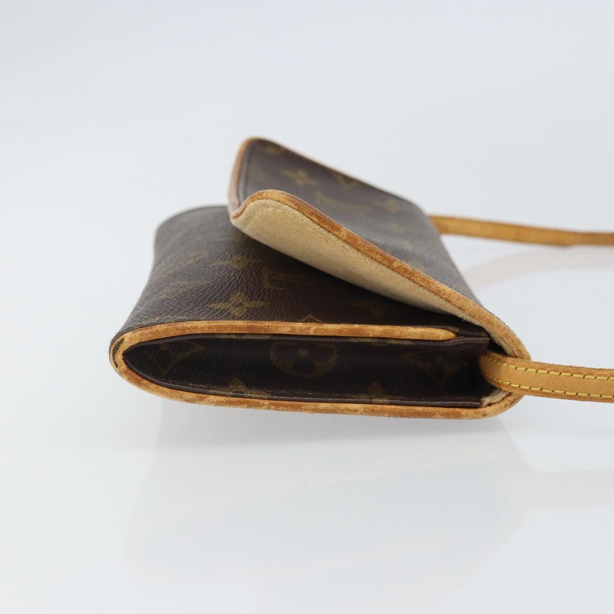 LOUIS VUITTON Monogram Pochette Twin GM Shoulder Bag M51852 LV Auth 166507