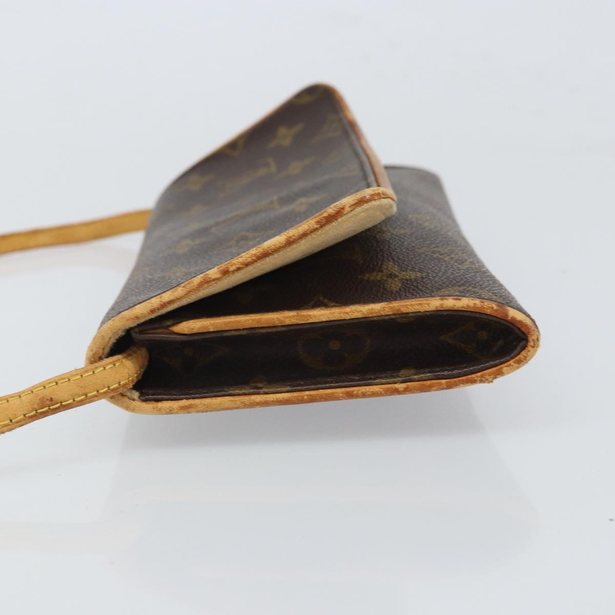 LOUIS VUITTON Monogram Pochette Twin GM Shoulder Bag M51852 LV Auth 166507