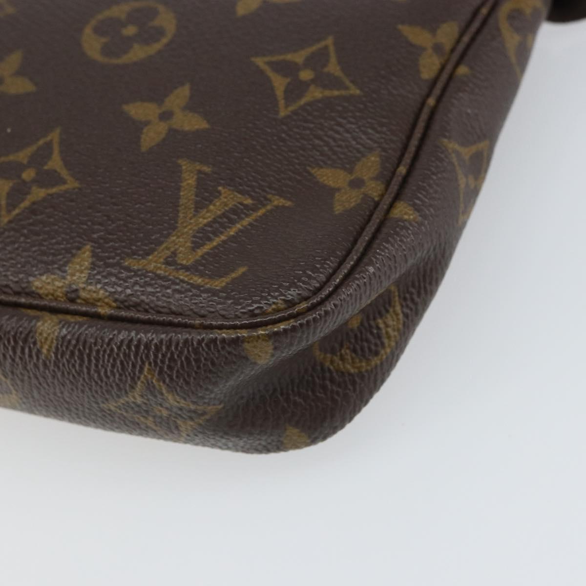 LOUIS VUITTON Monogram Pochette Accessoires Pouch M51980 LV Auth 166510