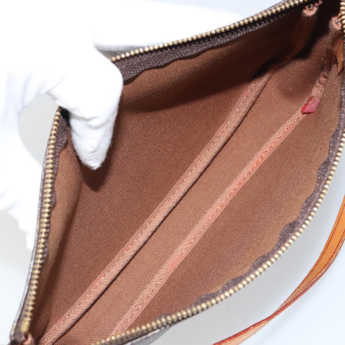 LOUIS VUITTON Monogram Pochette Accessoires Pouch M51980 LV Auth 166510