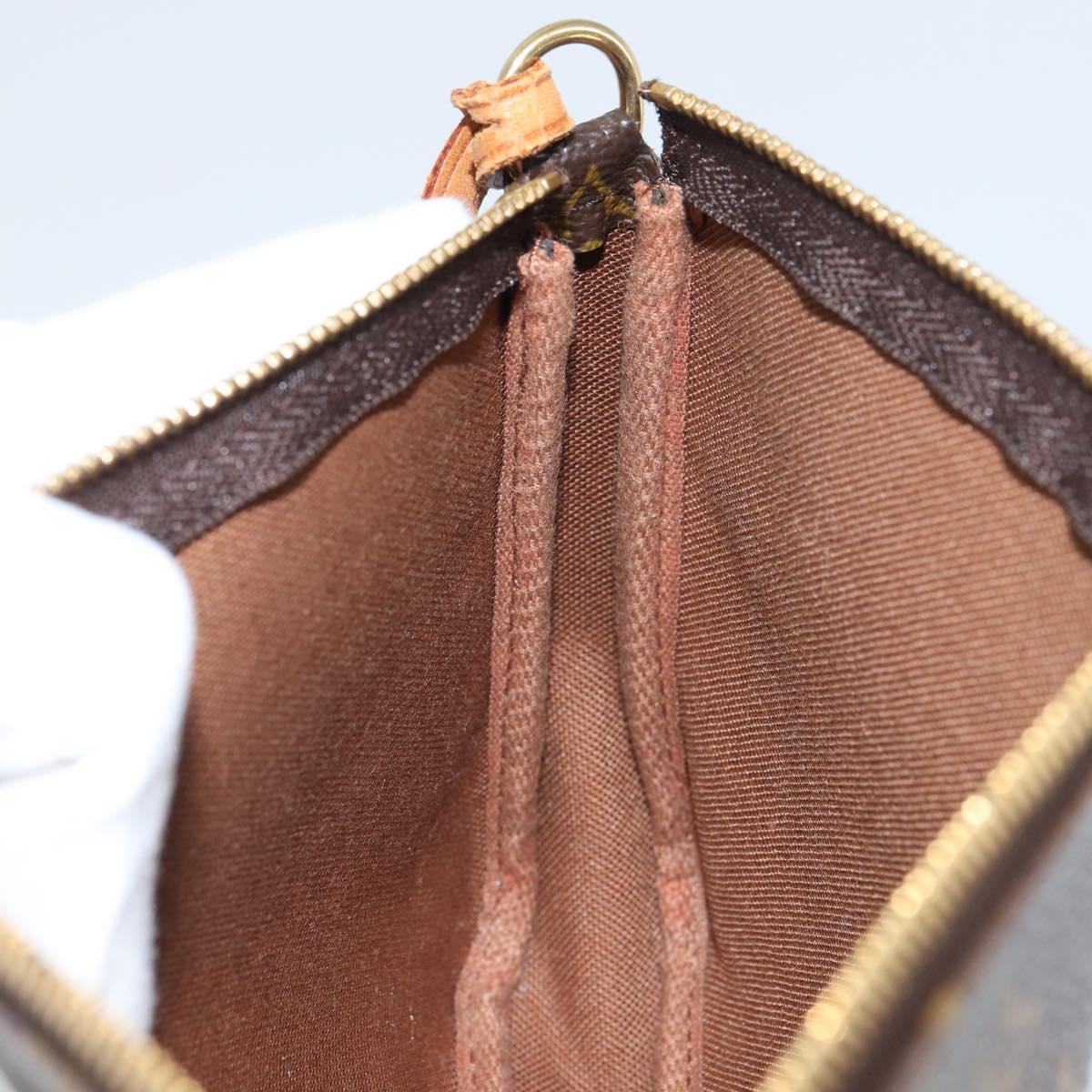 LOUIS VUITTON Monogram Pochette Accessoires Pouch M51980 LV Auth 166510