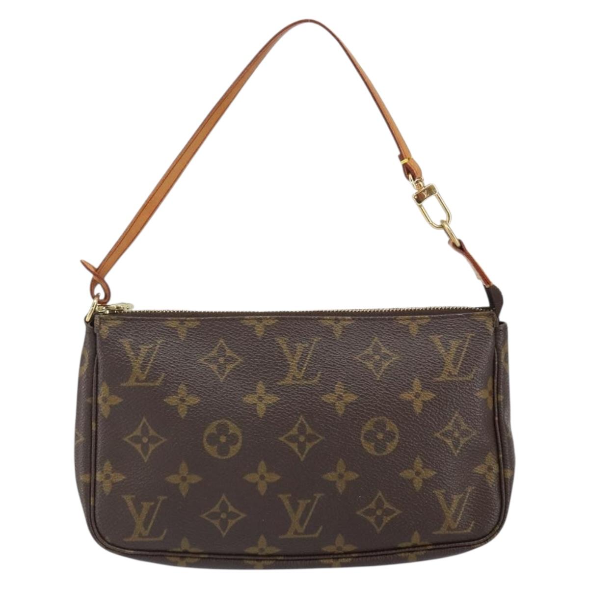 LOUIS VUITTON Monogram Pochette Accessoires Pouch M51980 LV Auth 166510