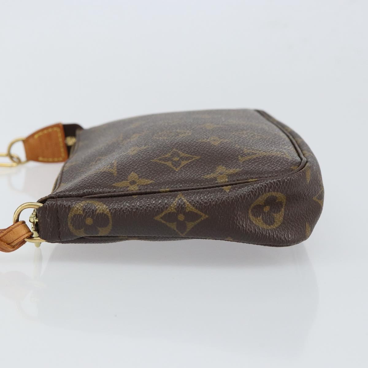 LOUIS VUITTON Monogram Pochette Accessoires Pouch M51980 LV Auth 166510